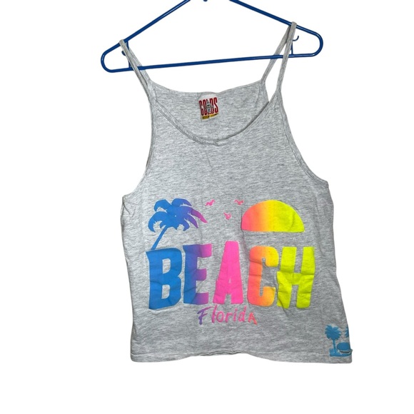 Golds Gym Other - Vintage Gold's Gym Florida Beach Gray Tank Top